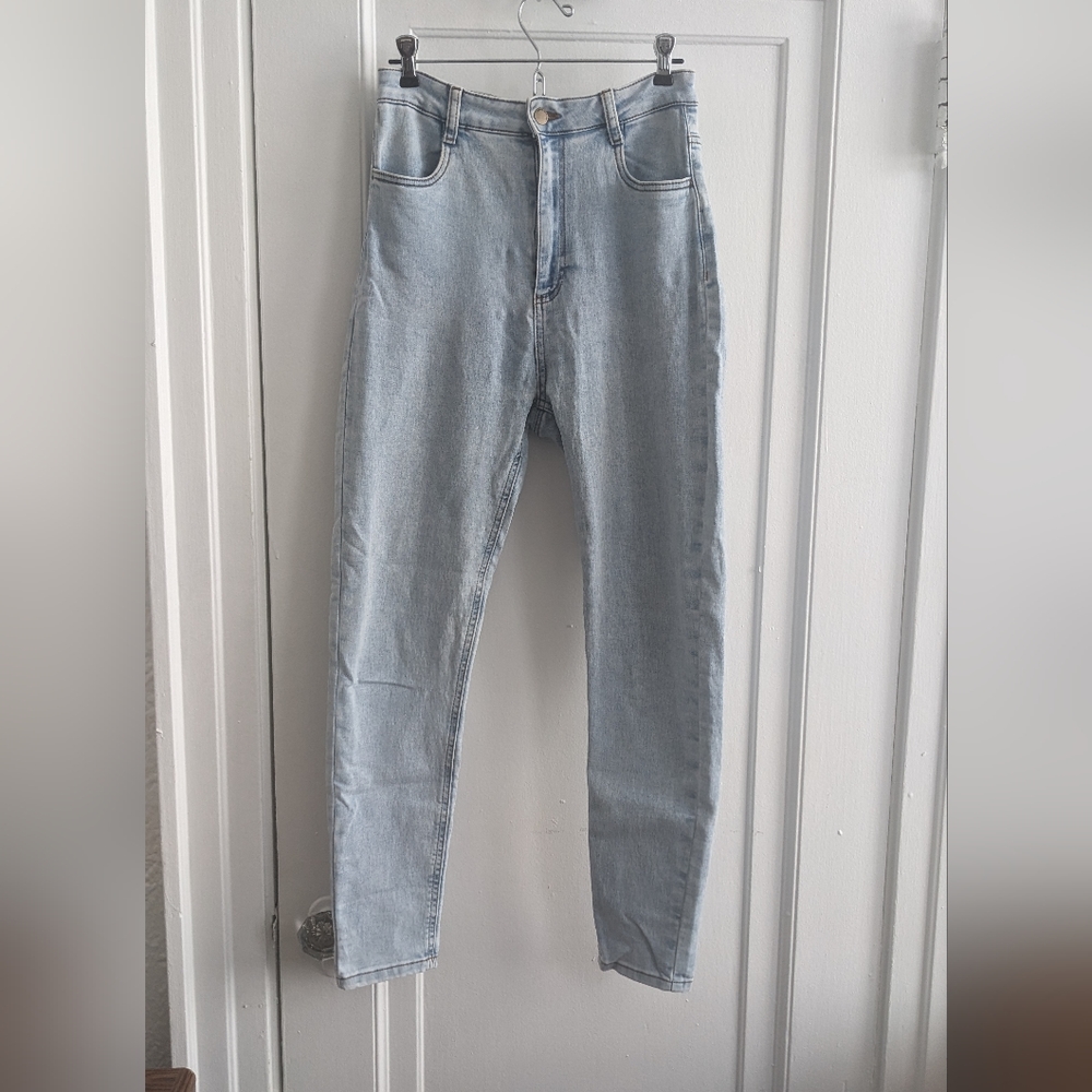 Ultra High Super Stretch Cotton On Jeans - Light wash